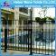 outdoor decoration Steel Design Wrought aluminum Garden Fence/ wrought iron fence gate