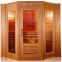 luxury steam sauna wood infrared room