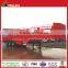 12 wheels 3 axles High Wall Rail Fence Cargo aluminium box trailer for bulk transportation