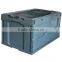 red recycled durable plastic turnover box