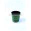 2016 Household The Letter Green Faux Leather Trash Can No Lid