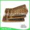 Rurality rectangular wicker storage basket for home shops or market