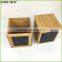 Bamboo Square Food Canister Coffee Canister w Chalkboard Homex BSCI/Factory