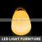 promotional battery operated plastic LED color flashing table lantern
