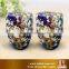 Fancy color glazed birds and flowers ceramic garden short stools for sale made in Jingdezhen
