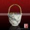 Special design excellent quality handmade ceramic fruit basket for home usage