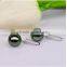 Charms 10-11mm Peacock Green Tahitian Pearl Earrings