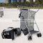 Cart beach chairs trolly cart with beach wheels