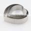 Multifunction Stainless Steel Heart Shape Cookit Cutter Biscuit Cake Mold Set