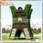 Artificial grass building statues plastic artifical grass statue