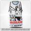 Customized Printing Camo Sublimated Running Singlets