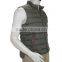 Men's Fashion Cold Weather Winter Sleeveless Puffy Vest High Neck Hooded