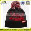 custom embroidery winter promotion cashmere knit hat
