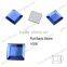 DZ-1008 square shape flat back glass stones for clothing