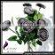 CX-A-69B Romatice Rose Forever Genuine Rex Rabbit Fur Flower for Gift