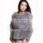 CX-G-A-225B Fashion Style Genuine Fox Fur Coat