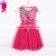 2015-2016 children dress designs for 2-8 year old girl dress with bow design fancy dresses for baby girl