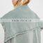 Oversized collar cardigan with button closures long sleeve oem modern design