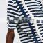 Tape Drop Over The Shoulder Stripe Boxy Tee for girls