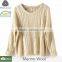 Apricot Batwing top Long Sleeve Pullovers Sweater,oem clothing manufacturing