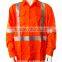 Australia hi-vis long sleeve cotton drill shirts with 3M8906 reflective tape