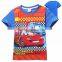 Hot Movie Cars T-Shirt for kids Wholesale Cartoon movie T-Shirts with cheap price Promotion Cars cotton T-shirts for Children