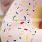 Various types custom plush stuffed cotton food pillow donut pillows
