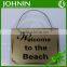 Custom Garden outdoor metal wrought iron hanging sign