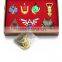The Legend of Zelda Triforce Hylian Shield & Master Sword Keychain/necklace/Collection packed with wood box
