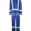 Custom Used men Fire retardant Aramid oil field coverall with reflective tape
