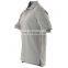 China Factory OEM Grey color 100% Cotton uniform polo shirt