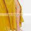 Open back elastic waistband wide legs lovely romper ladies summer