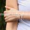 Stamped Friendship Bracelet Tiny and ultra thin minimalist personalized bracelets