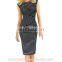 2016 BAIYIMO Women's Summer Striped Sleeveless Wear to Work Casual Party Pencil Dress