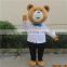 100% handmade hot sale customized teddy bear mascot costume for adults