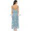 Latest tie dye ladies western long maxi dress