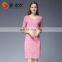 Universal V - neck 2016 Japan Famous pleated clothing slim layered pleated skirt dress