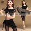 T-5168 Indian new arrival sexy lace 3pcs belly dance costumes set