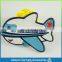 fashion die cut interesting plane shape 3D soft pvc label rubber logo patches custom