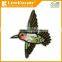 Custom Full Embroidered Patch /Hummingbird Ruby Red Throat Iron On Applique