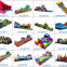 Cheap outdoor kids inflatable bouncer obstacle course equipment