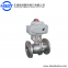 Motorized Stainless Steel Water Flange Ball Valve With Limit Switch Box