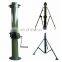 Ground mounting base telescopic antenna mast pole