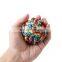 manufacturer durable pet dog chew colorful rainbow rope toy for puppy