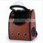 New PU Pet Go Out Portable Cat Space Pet Backpack Wholesale Cat Dog Bag  For Travel