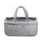 grey color tote bag in backpack small women felt storage bags fashion handbag