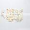 Summer New Baby Fly Sleeve Cute Print Princess Suit Cotton Girl Baby Top Bread Pants Two Piece Set Baby Girl Clothes