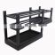 Customized Factory wholesale folding shoe rack with metal feet legs and PVC storage foldable stool for entrance