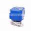 Mini 2way motorized electric valve with manual function and position indicator