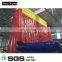 Outdoor Commercial Inflatable Games Climbing Sticky Wall With Suits